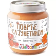 Juvitana kašica od povrća sa junetinom 128g 6+