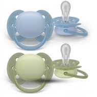 Avent Varalica Ultra Soft 0-6m (Plava/Zelena)