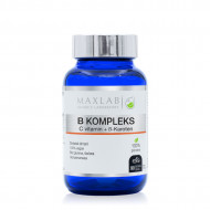 MAXLAB B KOMPLEKS SA VITAMINOM C I BETA-KAROTENOM 90 TABLETA