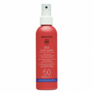 Apivita Bee sun safe lagani brzo upijajuću sprej za lice i telo spf50+ 200ml