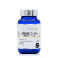 MAXLAB VITAMIN D3 +K2 (2000 IU + 100 ΜG) 90 TABLETA