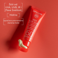 Apivita Bee sun safe hydra fresh gel krema za lice spf50+ 50ml - Img 2