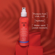 Apivita Bee sun safe lagani brzo upijajuću sprej za lice i telo spf50+ 200ml - Img 3