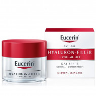 EUCERIN HYALURON-FILLER + VOLUME LIFT dnevna krema za normalnu i kombinovanu kožu 50ml spf15