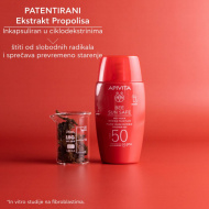 Apivita Bee sun safe dry touch fluid za lice spf50+ 50ml - Img 5