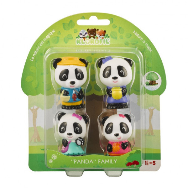 Familia de ursuleti Panda, Set figurine joc de rol