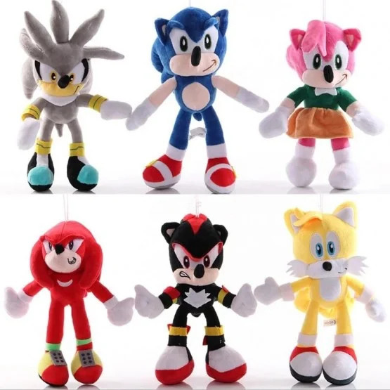 Set 6 Figurine Din Plus, Ariciul Sonic Si Prietenii