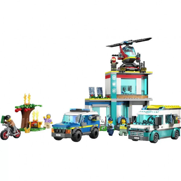 LEGO City Centru Pentru Vehicule De Urgenta 60371