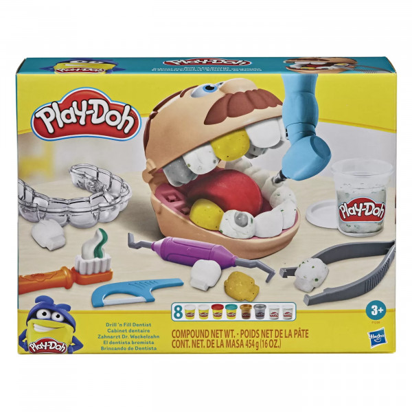 Play-Doh Set Dentistul Cu Accesorii Si Dinti Colorati