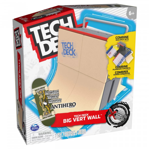 Tech Deck Pachet Xconnect Fingerboard Big Vert Wall