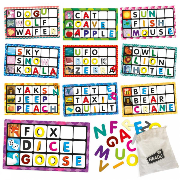 Headu Montessori, Joc Bingo Atingeti Imagini Si Cuvinte
