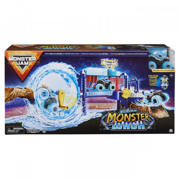 Monster Jam Set Spalatorie Auto