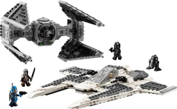 LEGO Star Wars Fing Fighter Mandalorian Vs Tie Interceptor 75348