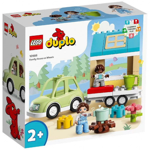 LEGO Duplo Casa Pe Roti A Familiei 10986
