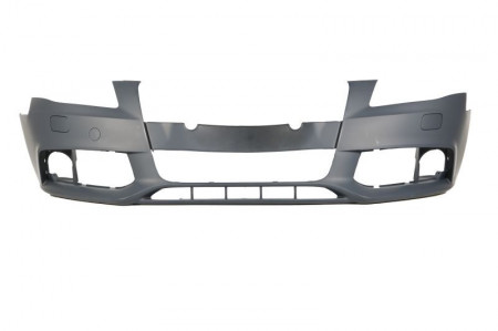 Bara auto fata compatibil cu AUDI A4 B8 2007-2011 cu gauri pentru lampa de ceata, cu gauri pentru spalator de faruri