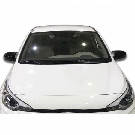 Capace oglinda compatibile cu Hyundai i20 2014-2019 Negru lucios BATMAN style