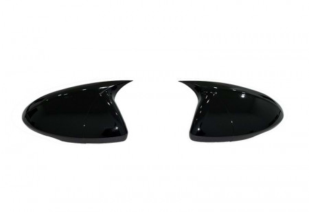 Capace oglinda compatibile cu Opel Astra K 2015-2021 / Insignia B 2017-> Negru lucios Batman Style