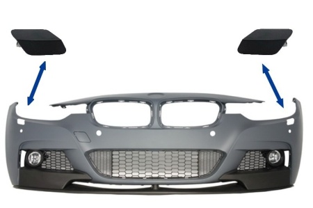 Capace Spalatoare Faruri Bara Fata compatibil cu BMW Seria 3 F30 F31 Sedan Touring (2011-up) M-tech/M Performance Design