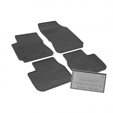 Covorase auto cauciuc Citroen C4 Cactus I 2014-2020, RIGUM
