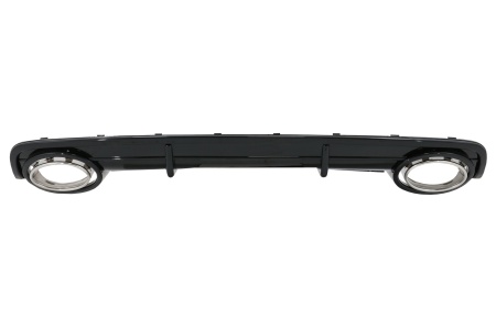 Difuzor Bara Spate compatibil cu Audi A6 C6 4F 2009-2012 RS Design Negru