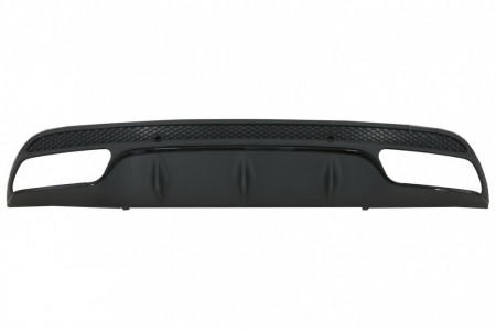 Difuzor Bara Spate compatibil cu MERCEDES C-Class W205 2014-2020 C63 Design doar pentru Sport Package Negru