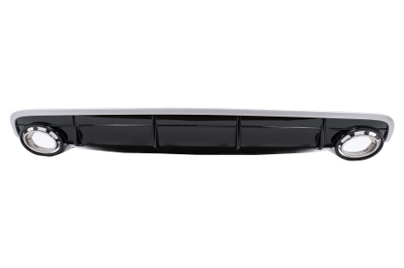 Difuzor Bara Spate Evacuare Dubla compatibil cu Audi Q7 4M 2015-2019 Bara S-Line