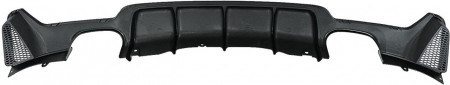Difuzor Bara Spate Evacuare Dubla compatibil cu BMW Seria 4 F32 F33 F36 2013-2019 Negru Lucios