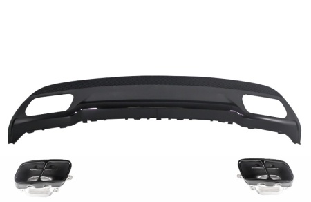 Difuzor Bara Spate MERCEDES A-Class W176 2012-> Black