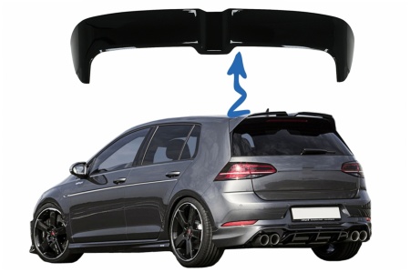 Eleron Luneta compatibil cu VW Golf 7 VII 2012-2017 GTI OETT Design Negru Lucios