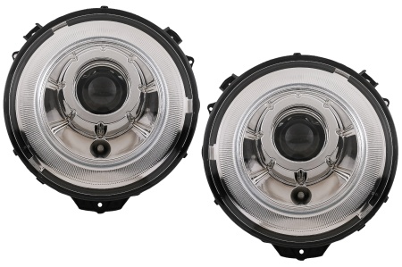 Faruri Bi-Xenon OEM Look compatibil cu Mercedes W463 G-CLass (2005-2017) Crom