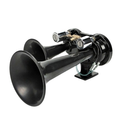 Goarne auto, Camion, TIR, Negru, cu Supapa, 12V-24V, lung. 35 cm