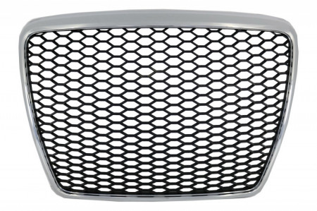 Grila Centrala compatibil cu Audi A6 C6 2004-2011 RS Design Crom