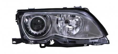Lampa frontala Dreapta D2S/H7, electric, cu motor, culoare negru compatibil BMW seria 3 E46 2001-2005