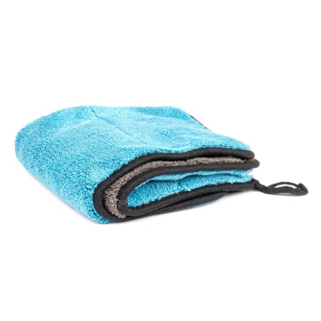 Laveta auto microfibra pentru lustruit 40 cm x 60 cm - gri cu bleu, 1200g / mp