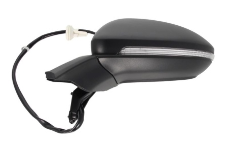 Oglinda retovizoare completa, (electric, asferice, incalzita, crom) parte montare STANGA compatibil cu VW GOLF VII / TOURAN 2012->
