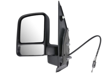 Oglinda retovizoare completa, (mecanic, convexa) parte montare STANGA compatibil cu FORD TRANSIT 2002-2006