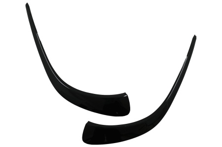 Ornamente bara fata flapsuri compatibil cu Mercedes CLA C118 X118 2019-> Negru Lucios