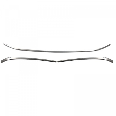 Ornamente inox pentru bara fata compatibile cu VW Passat B8 FL 2019-> sedan