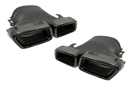 Ornamente tobe compatibil cu Mercedes Clasa E W213 2016-> E63 Design GLC SUV X253 GLC Coupe C253 (2015-2017) Negru