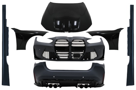 Pachet Exterior compatibil cu BMW Seria 4 G22 Coupe G23 Cabrio 2020-> M4 Design