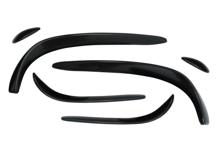 Prelungiri Bara Fata compatibil cu Mercedes C-Class W205 (2015-2018) C43 Design Negru Lucios