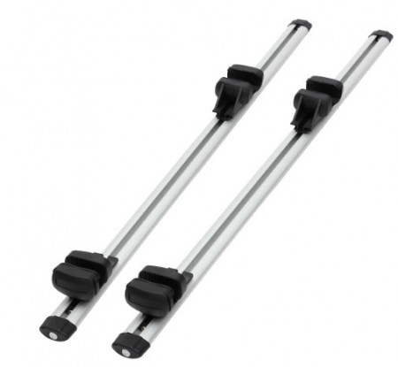 Set 2 Bare portbagaj auto din aluminiu lungime totala 120 cm, deschidere 113 cm Land Rover Freelander I 1998-2006, 3 sau 5 usi