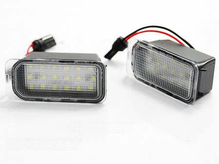 Set 2 lampi numar LED compatibil Ford C-Max 2, Grand C-Max Fiesta, Focus, Mondeo, S-Max, Galaxy, Custom, Kuga, Transit