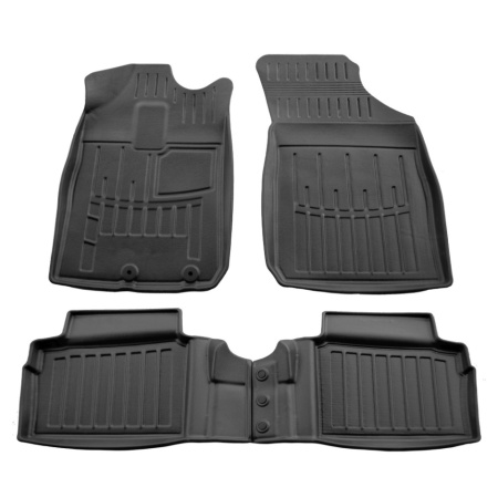 Set covorase auto cauciuc DACIA SPRING 2021-> forma tavita 3D