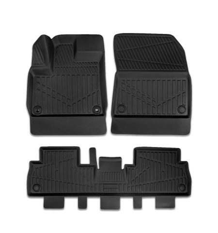 Set covorase auto cauciuc Opel Combo E 2018->, forma tavita 3D