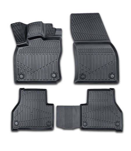 Set covorase auto cauciuc VW Caddy 2020->, forma tavita 3D