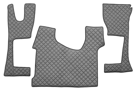 Set covorase camion, piele ecologica compatibil cu MERCEDES ACTROS MP4 Gri cabina mare 230 cm