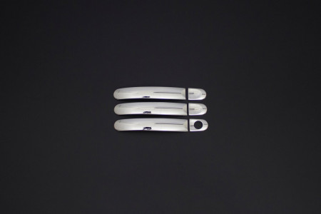 Set ornamente cromate manere portiere compatibile VW T6 2015-2020, pentru 3 manere
