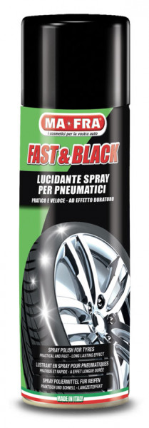 Spray auto pentru lustruit anvelope, 500ml, MAFRA FAST & BLACK