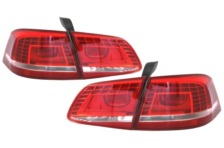 Stopuri LED compatibil cu VW Passat 3C B7 Facelift Sedan 2010-2014 Rosu Clar